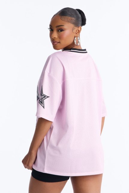 Pink #87 Short Sleeve Jersey - Image 4